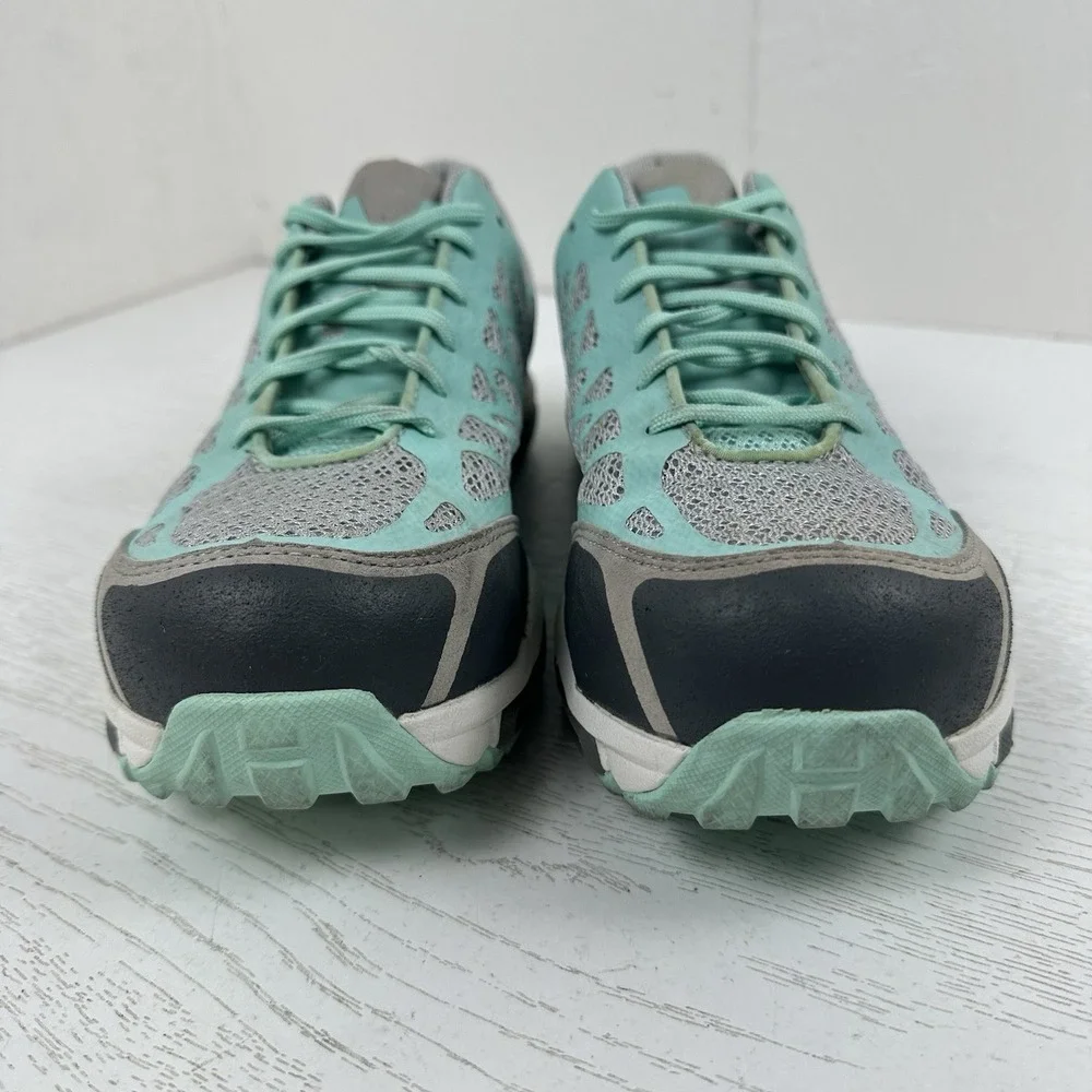 Red Wing Womens 9.5 Safety Toe Sneaker Shoes Stock 2341 Gray Teal‎ Athletic Work